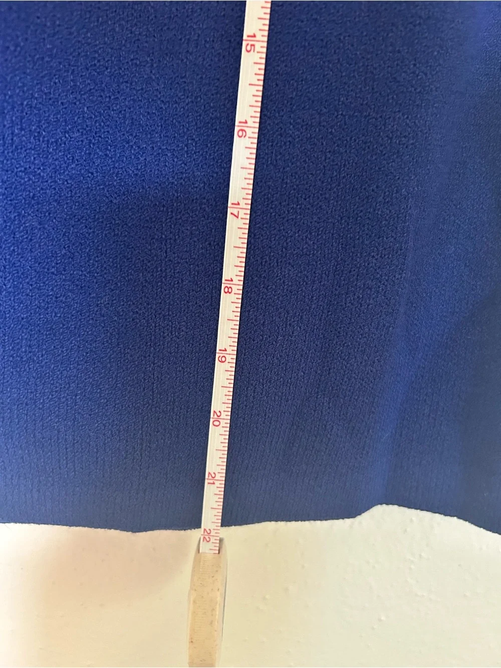 St. John Navy Knit Pencil Skirt